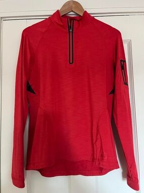 REI Long-Sleeve Quarter-Zip Long-Sleeve Pullover Size M